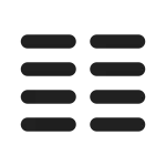 Text Column Two SVG Icon